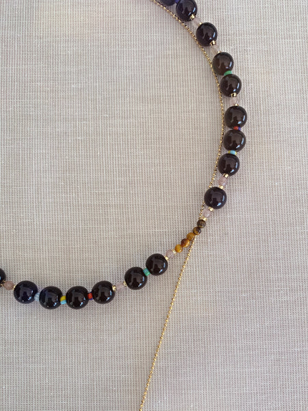 ALL DAY MUSE Necklace- Black Onyx