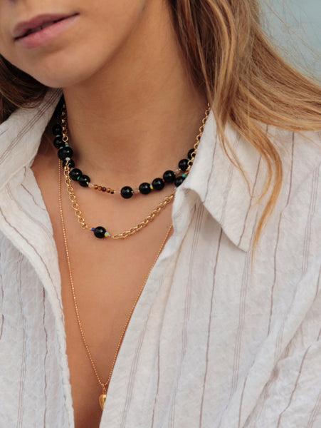 ALL DAY MUSE Necklace- Black Onyx