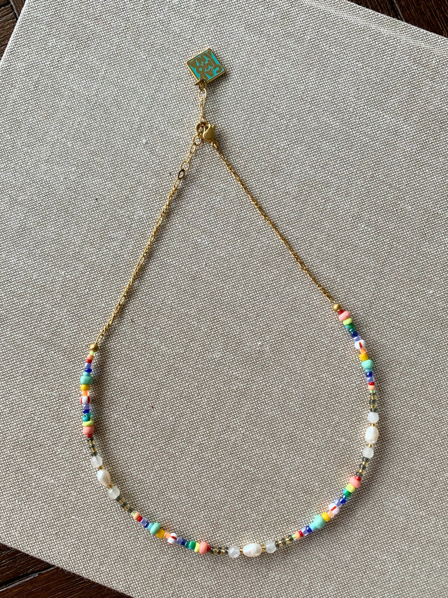 Beach necklace deals beads